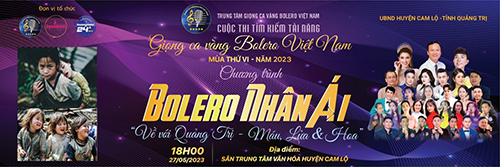 Quảng Trị: Đêm nhạc Bolero nhân ái trao quà tự thiện tại đơn vị Nông thôn mới huyện Cam Lộ