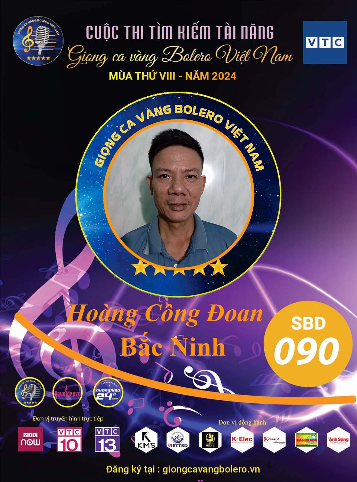 Lộ diện top thí sinh mới tham gia sơ khảo mùa 8 Giọng ca Vàng