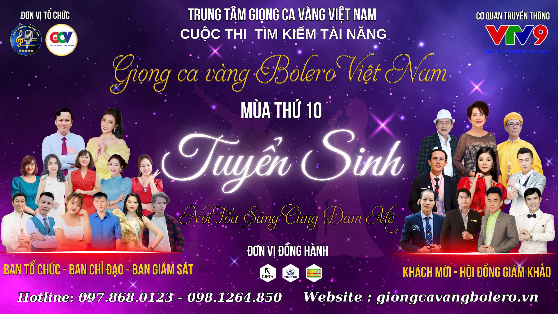 Điều lệ Cuộc thi Tìm kiếm tài năng Giọng ca vàng Bolero Việt Nam mùa 10