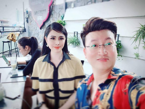 Thư Dung xuất hiện với gương mặt khác lạ bên cạnh Sỹ Luân