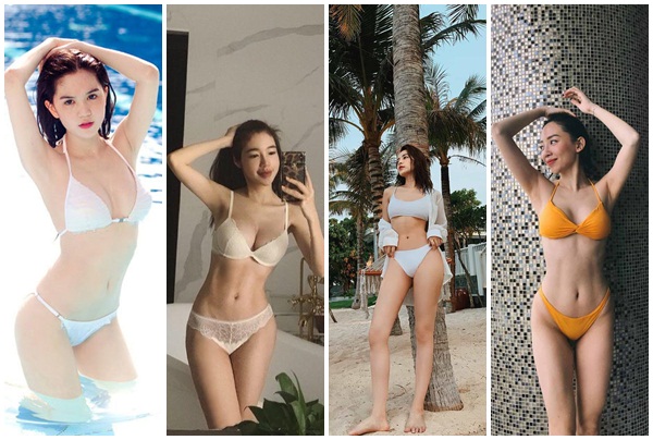 Cùng chiêm ngưỡng "vòng eo con kiến" của các sao Việt