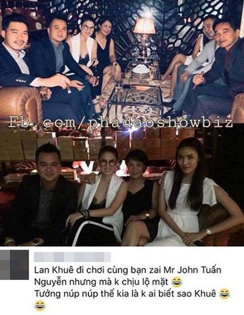 Lan Khuê né tránh chụp hình chung cùng người yêu tin đồn