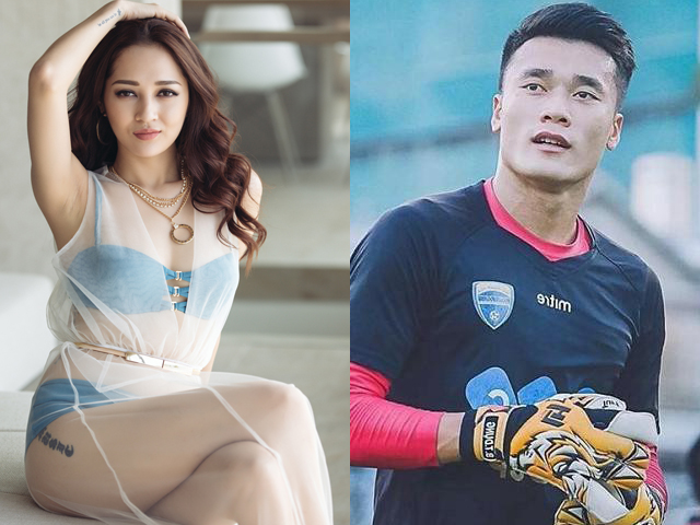 Nghi vấn thủ môn Bùi Tiến Dũng và ca sĩ Bảo Anh là một cặp
