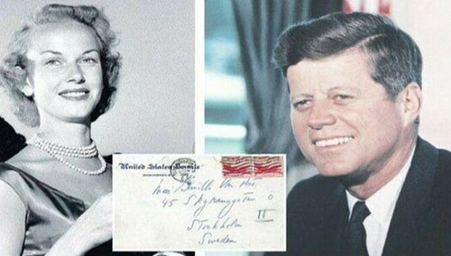 Thư tình được rao bán hé lộ thêm về cuộc sống trăng hoa của cố tổng thống Kennedy